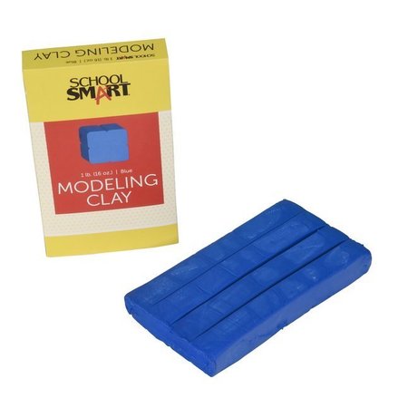 School Smart MODELING CLAY BLUE 1LB PAC4085-01-5987DI